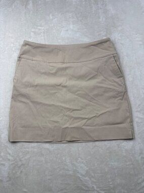 Up! Womens Beige Mini Skirt Rayon Blend Size M